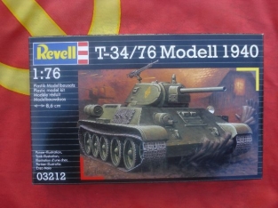 Revell 03212  T-34/76 Modell 1940 Soviet tank   1:76